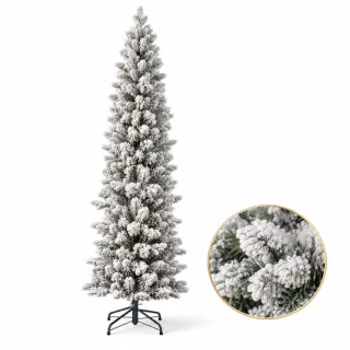 Cheqo® kunstkerstboom 260 cm met sneeuw