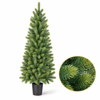 Cheqo® kunstkerstboom in pot 120 cm