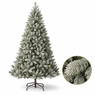 Cheqo® kunstkerstboom met sneeuw 180 cm