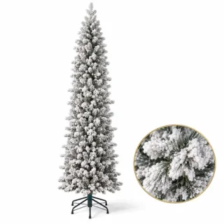 Cheqo® kunstkerstboom met sneeuw 230 cm