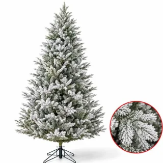 Cheqo® kunstkerstboom met sneeuw