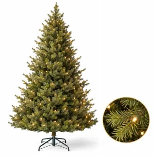 Cheqo® kunstkerstboom met verlichting