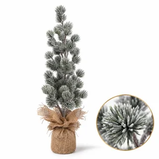 Cheqo® mini kerstboom met sneeuw 45 cm