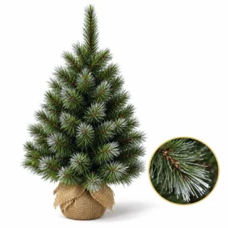 Cheqo® mini kerstboom met sneeuw 90 cm