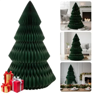 Cheqo® Papieren Kerstboom