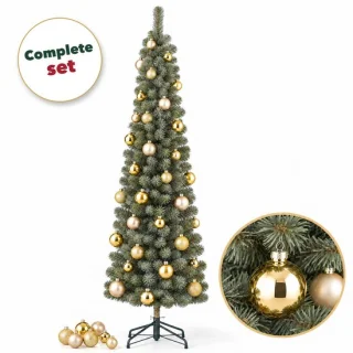 Cheqo® smalle kunstkerstboom 185 cm