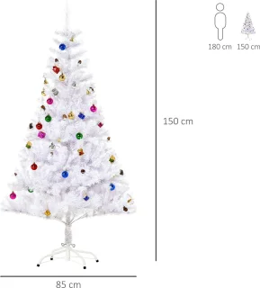 ChristmasGoodz Kunstkerstboom 150 cm Wit