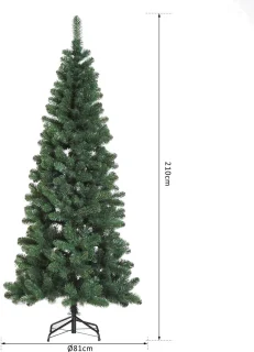 ChristmasGoodz Kunstkerstboom 210 cm Smal Vol