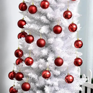 ChristmasGoodz - Kunstkerstboom Smal 180 cm Wit