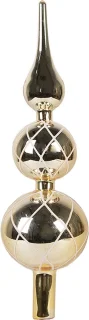 Clayre & Eef Kerstboom Piek Goudkleurig Glas