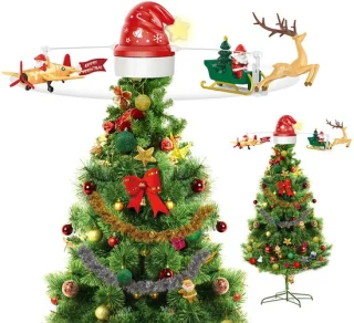 Clayre & Eef kerstboom piek rood