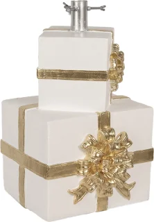 Clayre & Eef Kerstboom Standaard 30x28x48 cm Wit