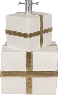 Clayre & Eef Kerstboom Standaard 30x28x48 cm Wit