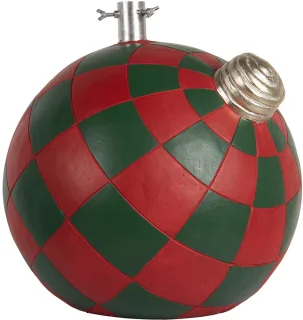 Clayre & Eef Kerstboom Standaard Keramiek 42x42x43 cm Rood Groen