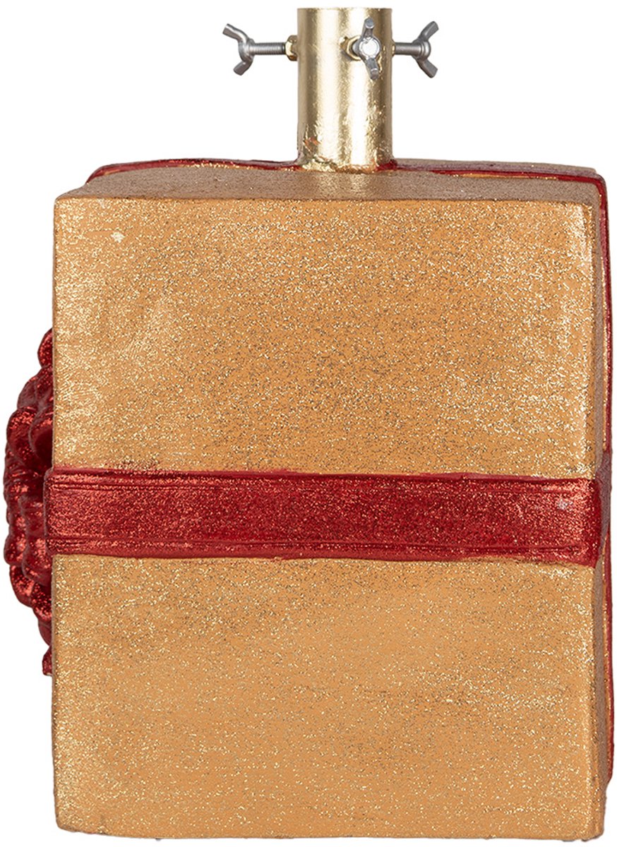 Clayre & Eef Kerstboom Standaard Keramiek Goud 26x25x32 cm