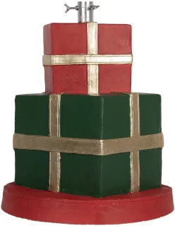 Clayre & Eef Kerstboom Standaard Keramiek Groen Rood