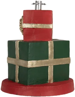 Clayre & Eef Kerstboom Standaard Keramiek Groen Rood