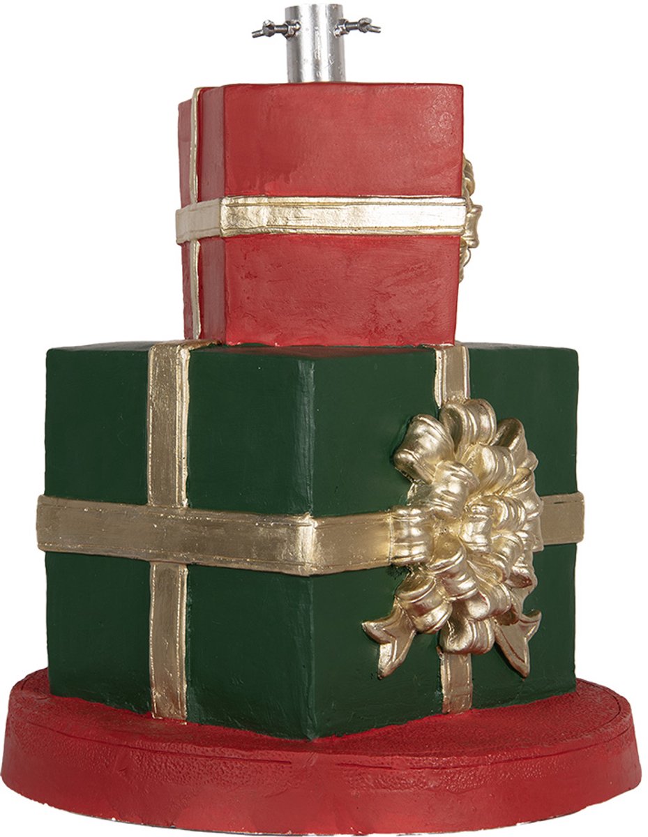 Clayre & Eef Kerstboom Standaard Keramiek Groen Rood