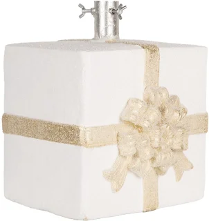 Clayre & Eef Kerstboom Standaard Wit Keramiek