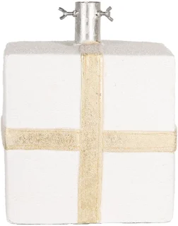 Clayre & Eef Kerstboom Standaard Wit Keramiek