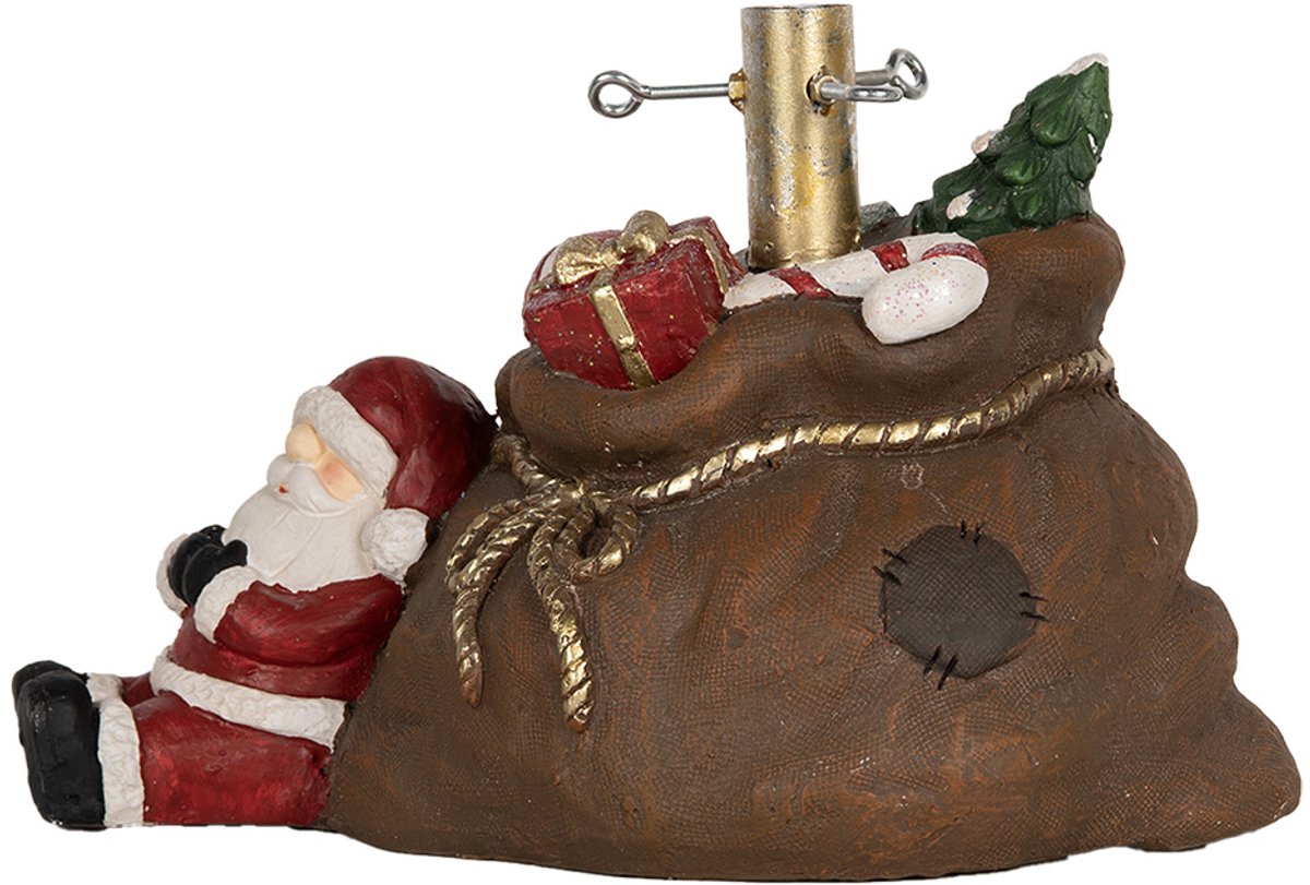 Clayre & Eef Kerstboomstandaard Keramiek Bruin