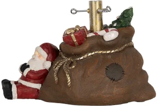 Clayre & Eef Kerstboomstandaard Keramiek Bruin