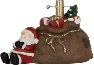 Clayre & Eef Kerstboomstandaard Keramiek Bruin