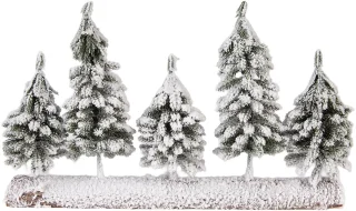 Clayre & Eef Mini Kunstkerstboom 40x8x25 cm