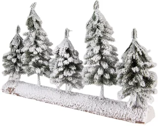 Clayre & Eef Mini Kunstkerstboom 40x8x25 cm