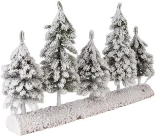 Clayre & Eef Mini Kunstkerstboom 40x8x25 cm