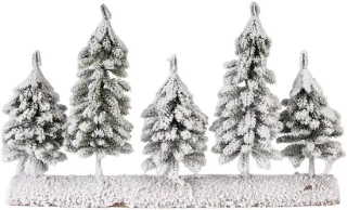 Clayre & Eef Mini Kunstkerstboom 40x8x25 cm