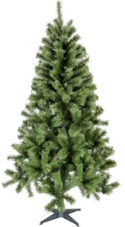 Compacte kunstkerstboom groen 16 cm