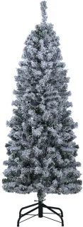 COSTWAY 150 cm potloodvormige kunstkerstboom