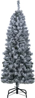 COSTWAY 150 cm potloodvormige kunstkerstboom