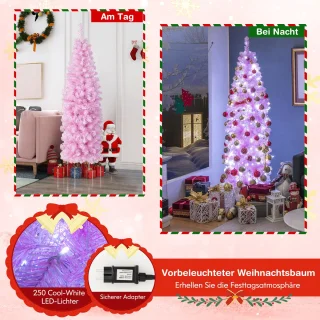 COSTWAY 180 cm Kunstkerstboom