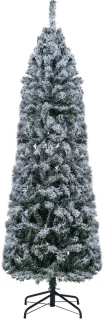 COSTWAY 180 cm potloodvormige kunstkerstboom