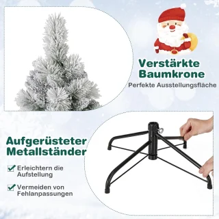 COSTWAY 210 cm kunstkerstboom