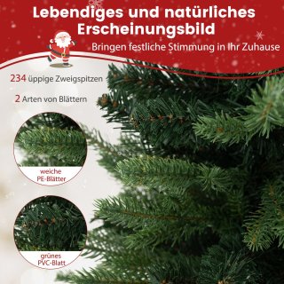 Wat vinden we goed aan de COSTWAY 60 cm kunstkerstboom tafelmodel