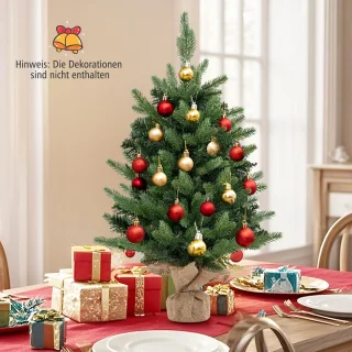 COSTWAY 60 cm kunstkerstboom tafelmodel