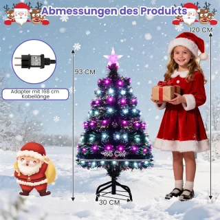 COSTWAY 90 cm kunstkerstboom