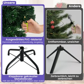 COSTWAY 90 cm kunstkerstboom