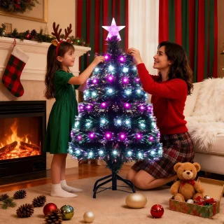 COSTWAY 90 cm kunstkerstboom