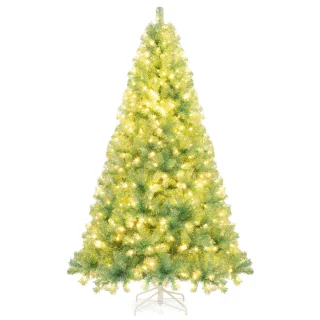 COSTWAY Dennen Kunstkerstboom 225 cm