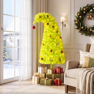COSTWAY Grinch kunstkerstboom 150 cm