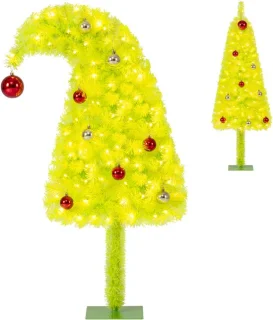 COSTWAY Grinch kunstkerstboom 90 cm