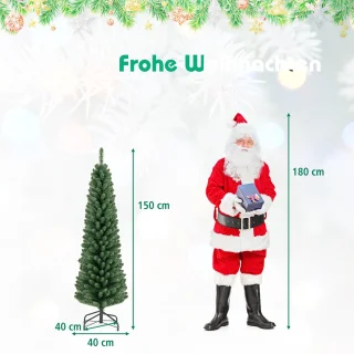 COSTWAY Kerstboom 150 cm kunstlicht