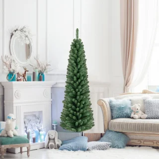 COSTWAY Kerstboom 150 cm kunstlicht