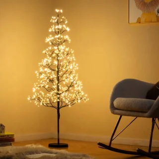 COSTWAY kerstboom LED-boom, 120 cm