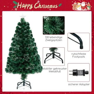 COSTWAY Kunstkerstboom 120 cm