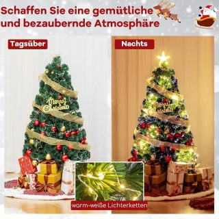 COSTWAY Kunstkerstboom 120 cm